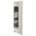 METOD / MAXIMERA high cabinet with cleaning interior, white/Stensund beige, 40.0x200.0x60.0 cm