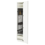 METOD / MAXIMERA high cabinet with cleaning interior, white/Stensund white, 40x60x200 cm