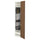METOD / MAXIMERA - METOD / MAXIMERA High cabinet with cleaning interior, white/Tistorp brown walnut effect, 40x60x200 cm