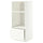 METOD / MAXIMERA high cabinet f built-in appliances, white/Aspudden matt white, 60x60x140 cm