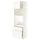 METOD / MAXIMERA high cabinet f built-in appliances, white/Aspudden matt white, 60x60x200 cm