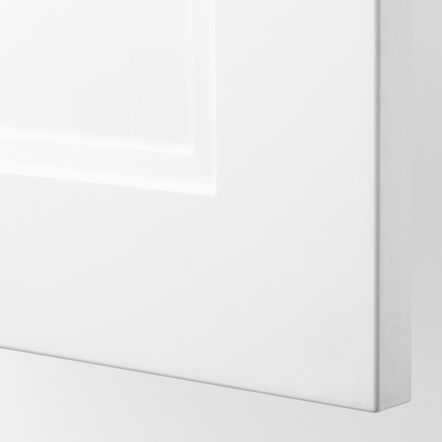 METOD / MAXIMERA high cabinet f built-in appliances, white/Axstad matt white, 60x60x240 cm