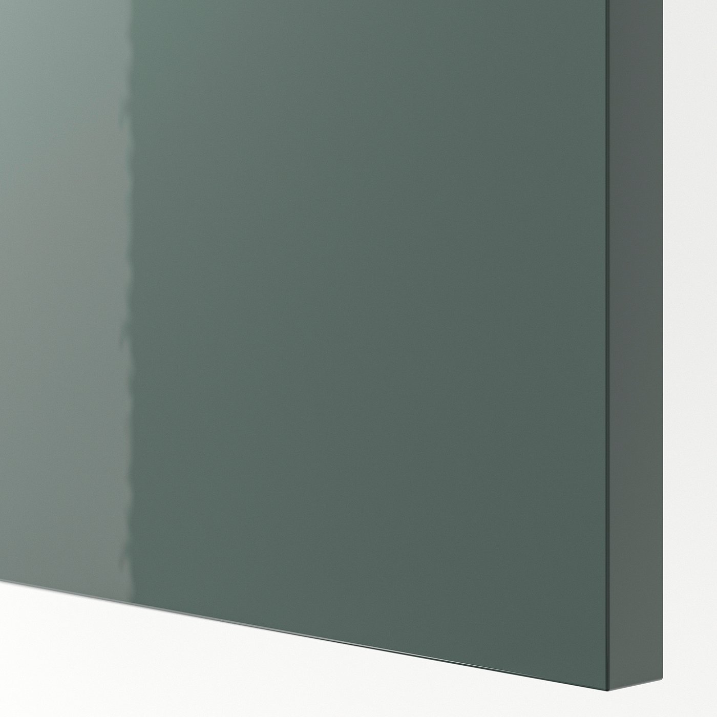 METOD / MAXIMERA high cabinet f built-in appliances, white/Kallarp high-gloss dark grey-green, 60x60x220 cm