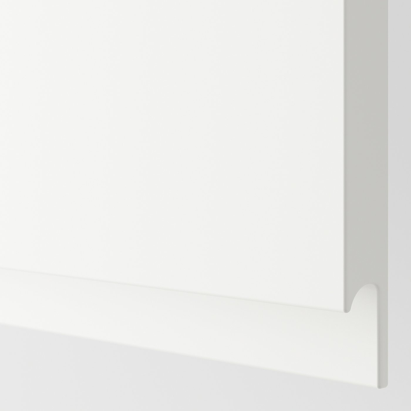 METOD / MAXIMERA high cabinet f built-in appliances, white/Voxtorp matt white, 60x60x240 cm