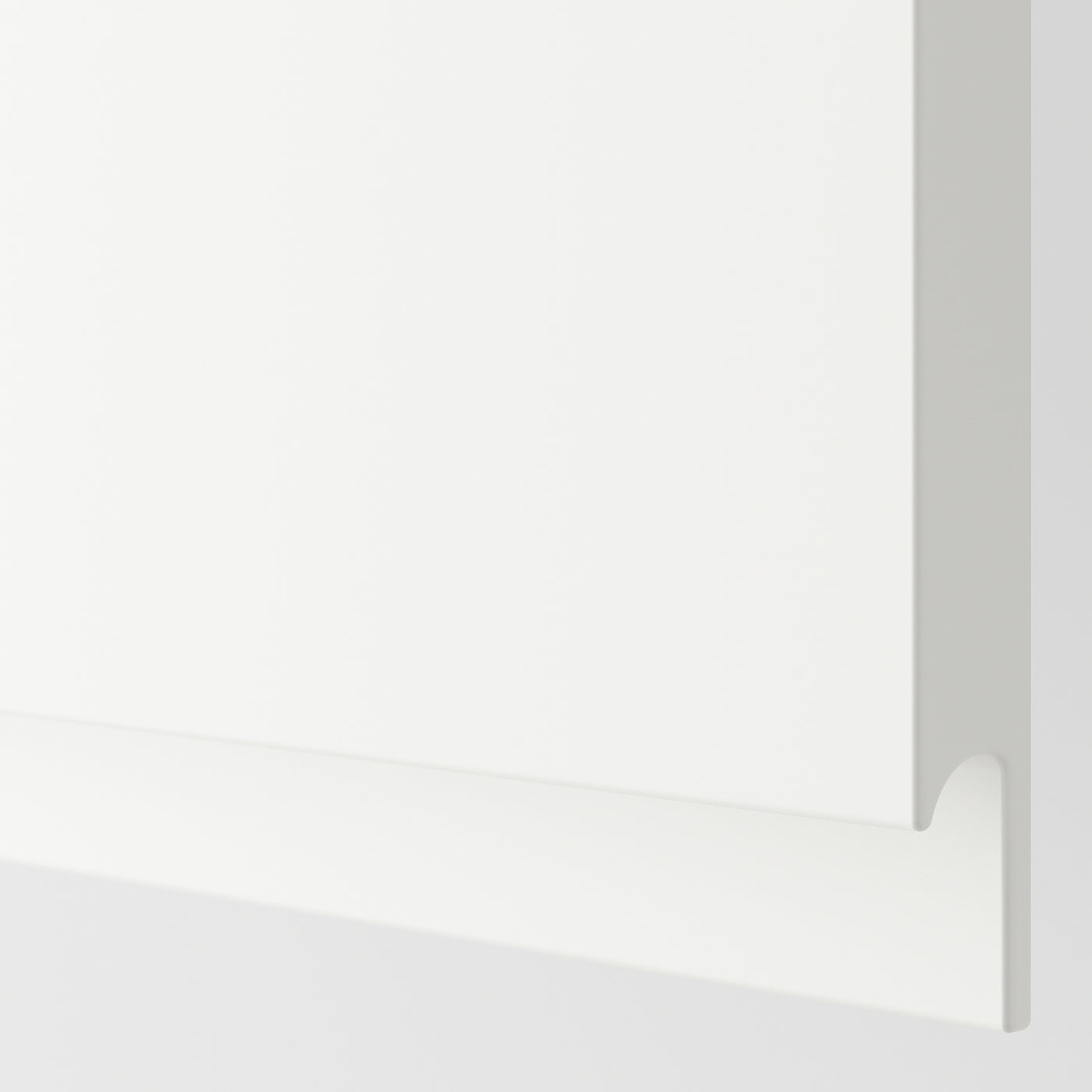 METOD / MAXIMERA high cabinet f built-in appliances, white/Voxtorp matt white, 60x60x240 cm