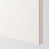 METOD / MAXIMERA corner base cab w drawer and p-out, white/Veddinge white, 128x68 cm