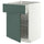 METOD / MAXIMERA base cab w wire basket/drawer/door, white/Aspudden dark grey-green, 60x60 cm