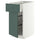 METOD / MAXIMERA base cab w wire basket/drawer/door, white/Aspudden dark grey-green, 40x60 cm