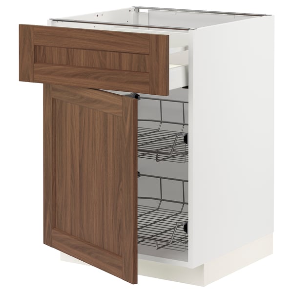 METOD / MAXIMERA - METOD / MAXIMERA Base cab w wire basket/drawer/door