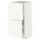 METOD / MAXIMERA base cabinet with 2 drawers, white/Aspudden matt white, 40x37 cm