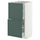 METOD / MAXIMERA base cabinet with 2 drawers, white/Aspudden dark grey-green, 40x37 cm