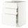 METOD / MAXIMERA base cabinet with 3 drawers, white/Aspudden matt white, 60x60 cm