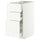 METOD / MAXIMERA base cabinet with 3 drawers, white/Aspudden matt white, 40x60 cm