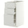 METOD / MAXIMERA base cabinet with 3 drawers, white/Aspudden light grey, 40x60 cm