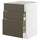 METOD / MAXIMERA base cabinet with 3 drawers, white/Havstorp brown-beige, 60x60 cm
