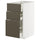 METOD / MAXIMERA base cabinet with 3 drawers, white/Havstorp brown-beige, 40x60 cm