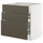 METOD / MAXIMERA base cabinet with 3 drawers, white/Havstorp brown-beige, 80x60 cm