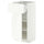 METOD / MAXIMERA base cabinet with drawer/door, white/Aspudden matt white, 40x37 cm