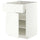 METOD / MAXIMERA base cabinet with drawer/door, white/Aspudden matt white, 60x60 cm