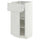 METOD / MAXIMERA base cabinet with drawer/door, white/Aspudden light grey, 40x37 cm