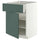 METOD / MAXIMERA base cabinet with drawer/door, white/Aspudden dark grey-green, 60x60 cm