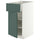 METOD / MAXIMERA base cabinet with drawer/door, white/Aspudden dark grey-green, 40x60 cm