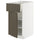 METOD / MAXIMERA base cabinet with drawer/door, white/Havstorp brown-beige, 40x60 cm