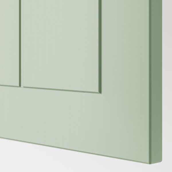 METOD / MAXIMERA - Base cabinet with drawer/door, white/Stensund light green, 40x60 cm