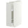 METOD / MAXIMERA base cabinet/pull-out int fittings, white/Aspudden light grey, 20x60 cm
