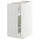 METOD / MAXIMERA base cabinet/pull-out int fittings, white/Aspudden light grey, 30x60 cm