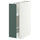 METOD / MAXIMERA base cabinet/pull-out int fittings, white/Aspudden dark grey-green, 20x60 cm