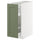 METOD / MAXIMERA base cabinet/pull-out int fittings, white/Axstad grey-green, 30x60 cm