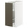 METOD / MAXIMERA base cabinet/pull-out int fittings, white/Havstorp brown-beige, 30x60 cm