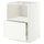 METOD / MAXIMERA base cabinet f built-in appliances, white/Aspudden matt white, 60x60 cm