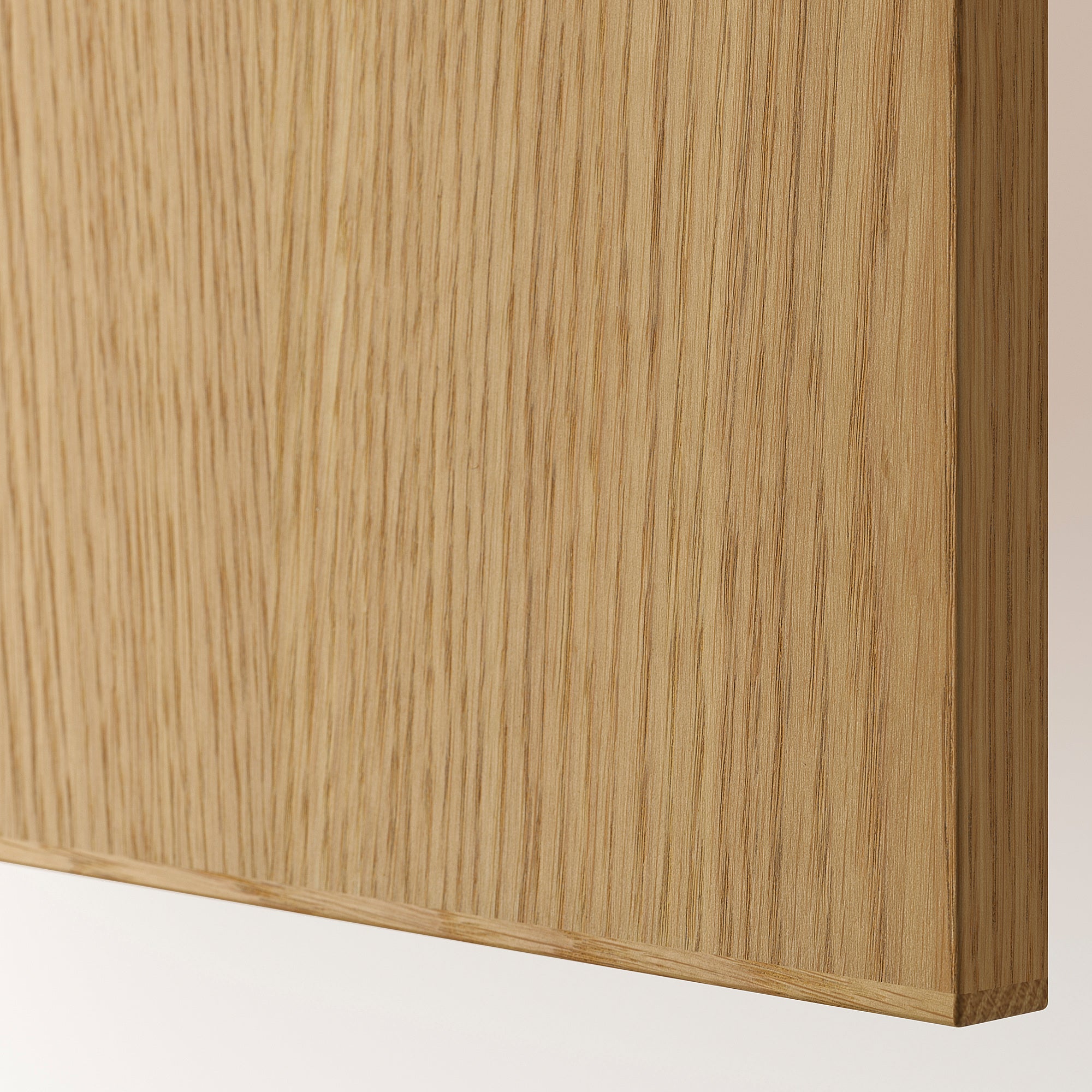 METOD / MAXIMERA base cabinet f built-in appliances, white/Sinarp oak veneer, 60x60 cm