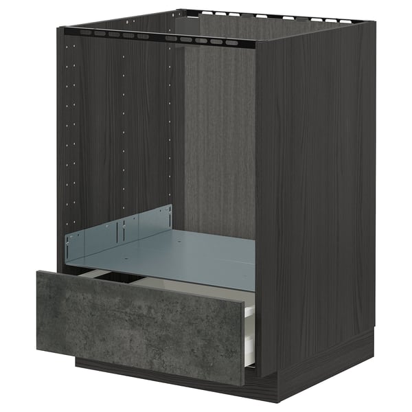 METOD / MAXIMERA - Oven base cabinet with drawer ,