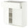METOD / MAXIMERA base cabinet with drawer/2 doors, white/Aspudden matt white, 80x37 cm