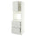 METOD / MAXIMERA hi cab f ov w dr/2 frnts/2 hi drwrs, white/Aspudden light grey, 60x60x200 cm