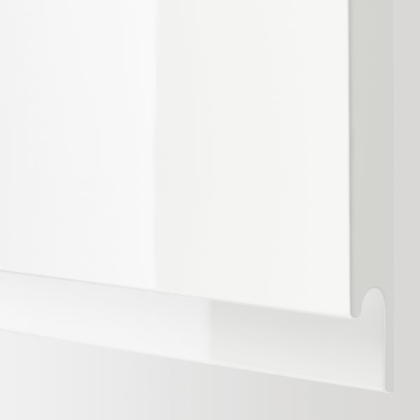 METOD / MAXIMERA hi cab f ov w dr/2 frnts/2 hi drwrs, white/Voxtorp high-gloss/white, 60x60x200 cm