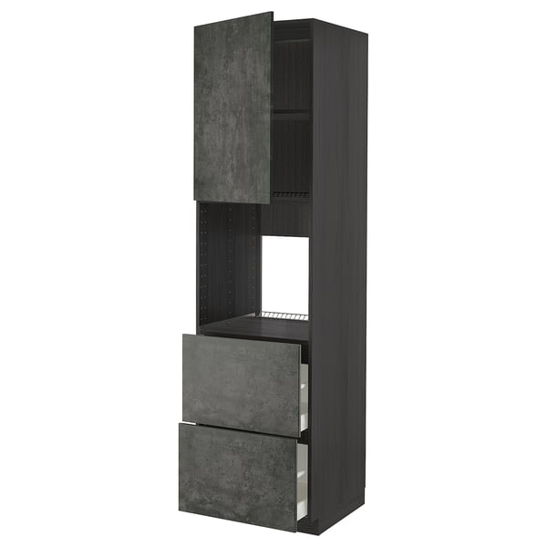 METOD / MAXIMERA - Mobile oven/cass/2front/2cass high , 60x60x220 cm