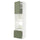 METOD / MAXIMERA hi cab f ov/combi ov w dr/2 drwrs, white/Axstad grey-green, 60x60x240 cm