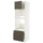 METOD / MAXIMERA hi cab f ov/combi ov w dr/2 drwrs, white/Havstorp brown-beige, 60x60x200 cm