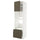 METOD / MAXIMERA hi cab f ov/combi ov w dr/2 drwrs, white/Havstorp brown-beige, 60x60x220 cm