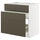 METOD / MAXIMERA base cab f sink+3 fronts/2 drawers, white/Havstorp brown-beige, 80x60 cm