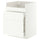 METOD / MAXIMERA base cb f HAVSEN snk/3 frnts/2 drws, white/Aspudden matt white, 60x60 cm