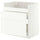 METOD / MAXIMERA base cb f HAVSEN snk/3 frnts/2 drws, white/Aspudden matt white, 80x60 cm