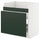 METOD / MAXIMERA base cb f HAVSEN snk/3 frnts/2 drws, white/Havstorp deep green, 80x60 cm