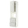 METOD / MAXIMERA high cabinet f oven+door/2 drawers, white/Aspudden light grey, 60x60x240 cm