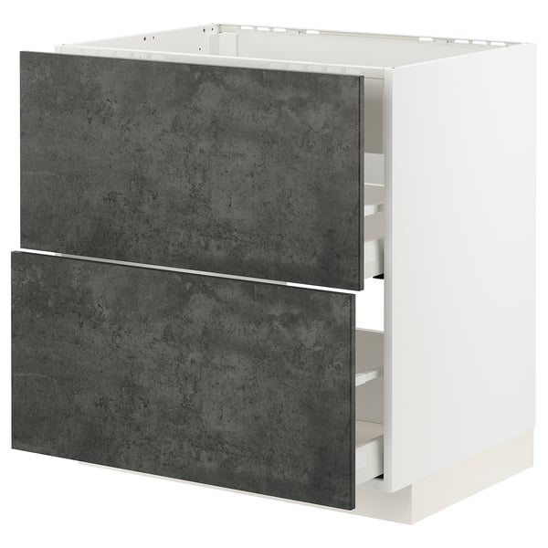 METOD / MAXIMERA - Cabinet top cott/cup int/casset , 80x60 cm