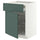 METOD / MAXIMERA base cab f hob/drawer/2 wire bskts, white/Aspudden dark grey-green, 60x60 cm